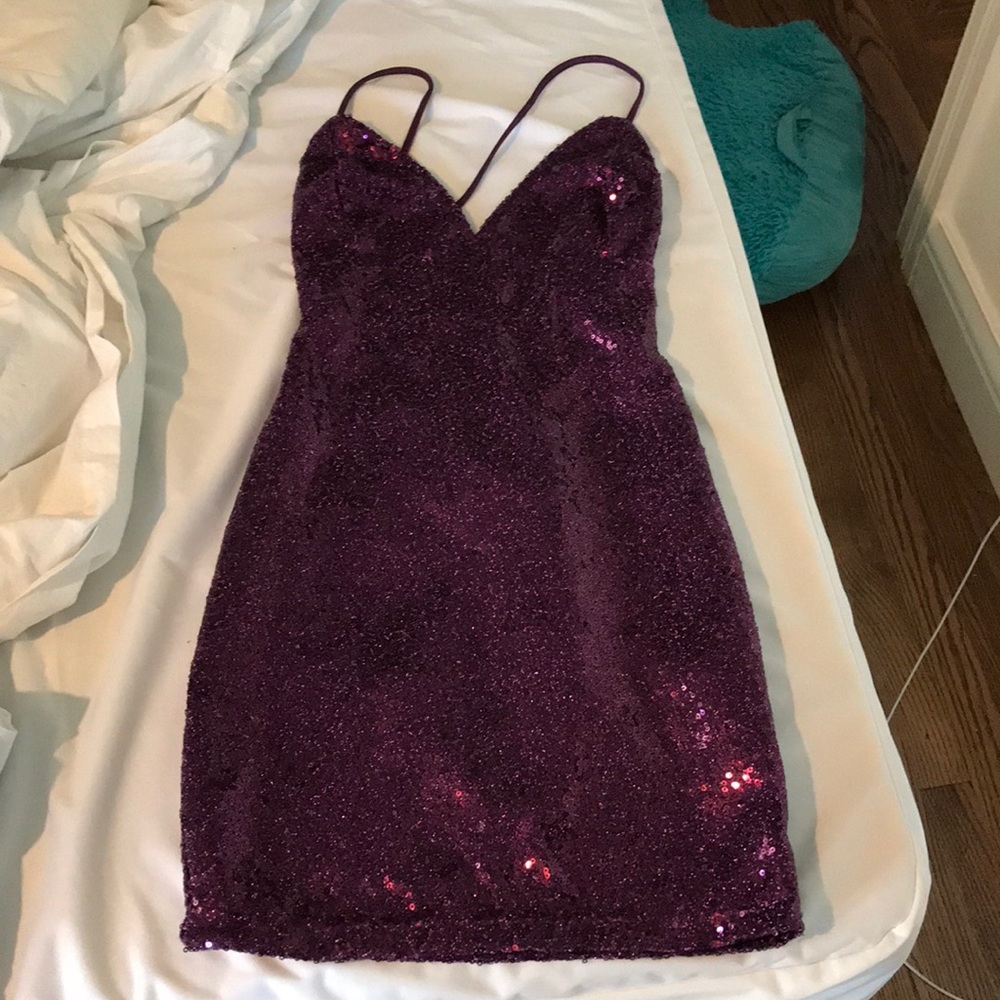 Lucy in the Sky glitter dress